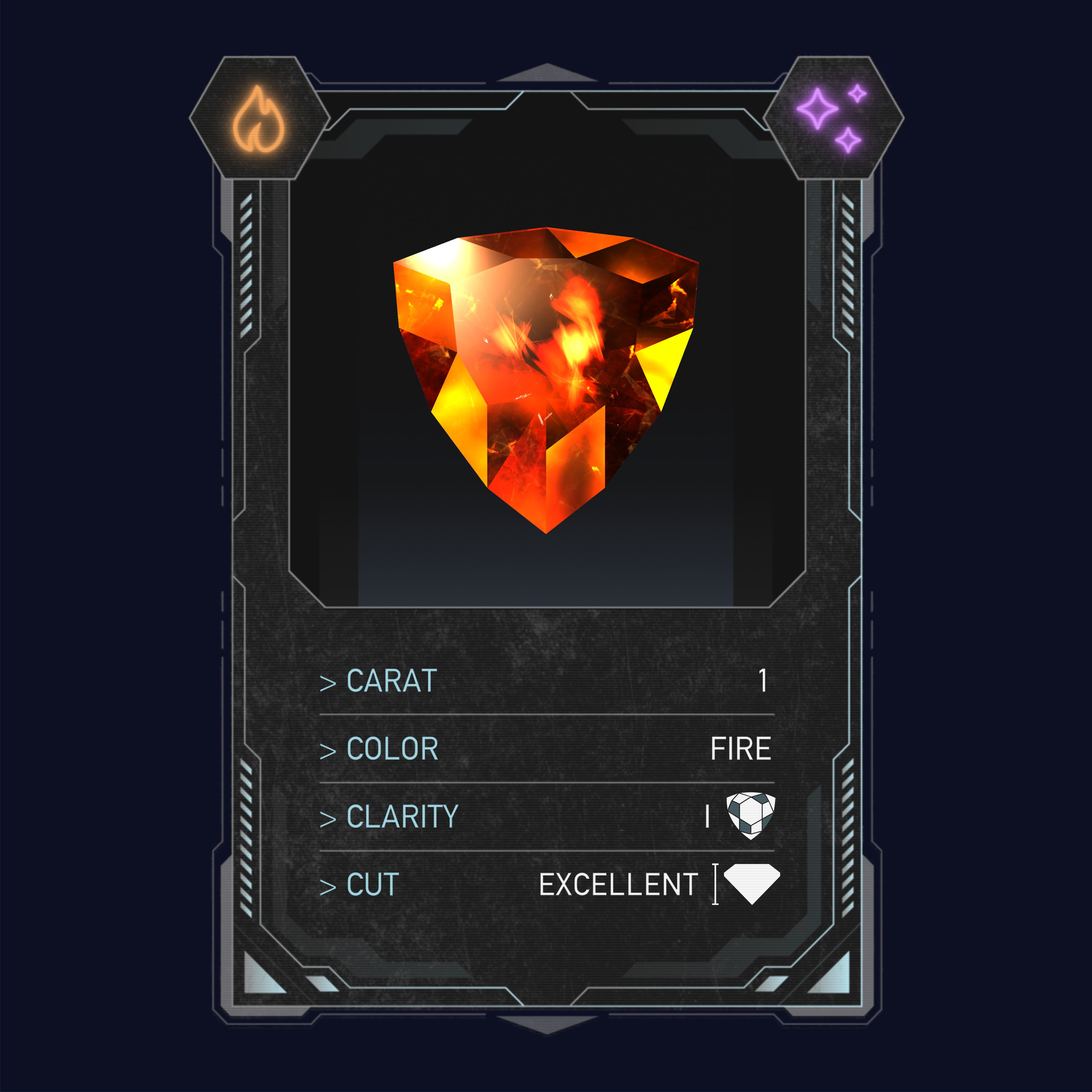 Fire Trillion Gem