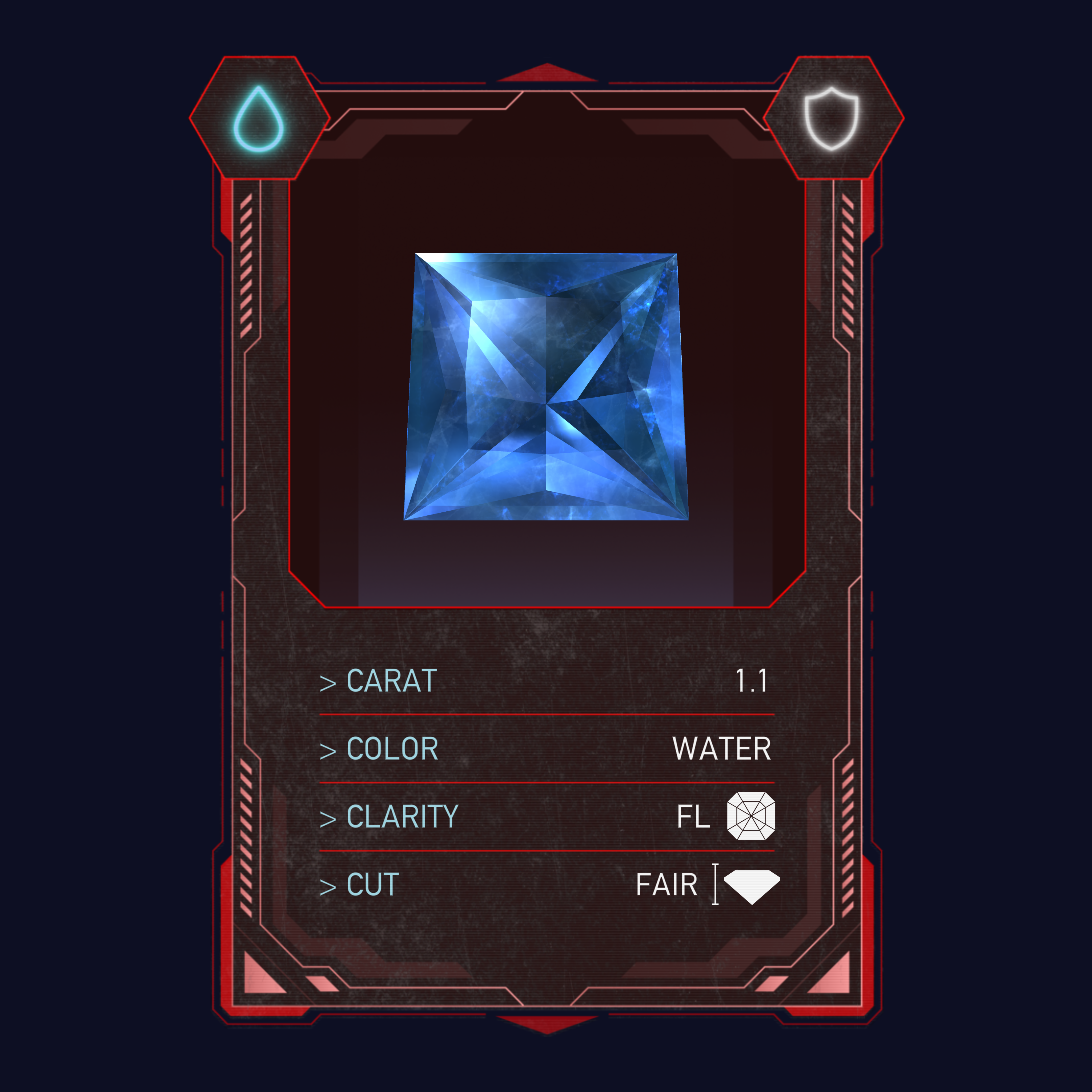 Water Princess Gem